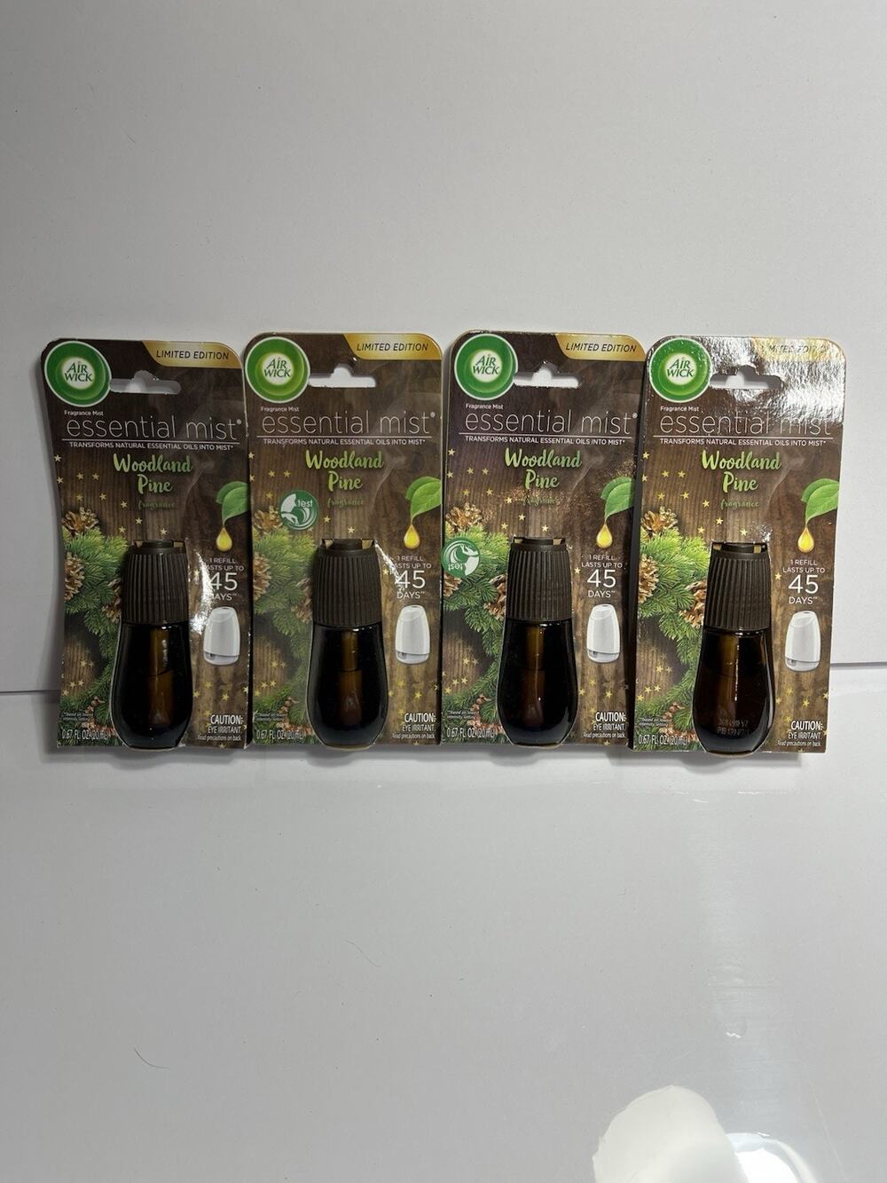 Air Wick Essential Mist Limited Edition Woodland Pine 0.67 Oz. Set Of 4